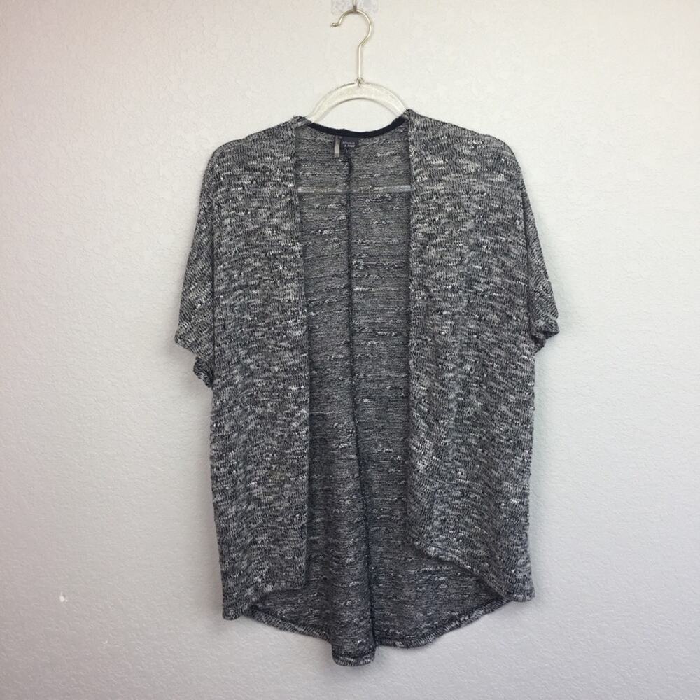 SPARKLE & FADE Heathered Gray Cardigan Sz XS